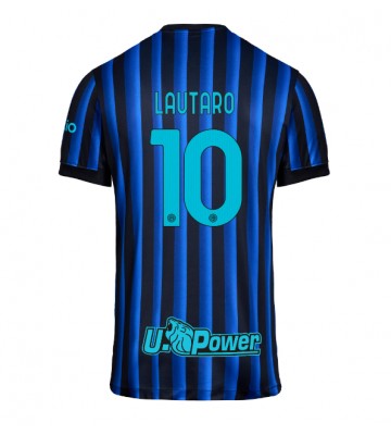 Inter Milan Lautaro Martinez #10 Hjemmebanetrøje 2025-26 Kortærmet